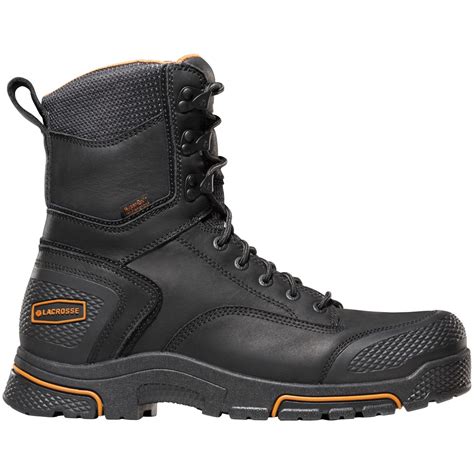 Men's LaCrosse® 8" Adamas™ Waterproof Work Boots, Black - 284659, Work ...