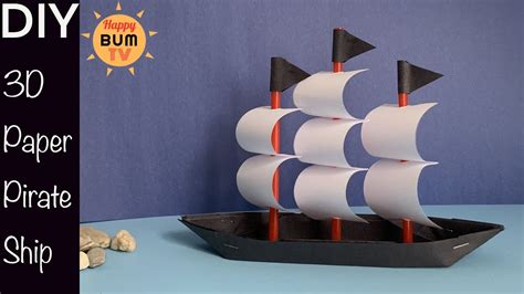 DIY PIRATE SHIP I HOW TO MAKE PAPER SHIP I DIY ORIGAMI SHIP I EASY DIY ...