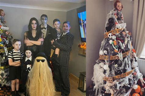 Meet the real-life Addams Family – who celebrate Halloween for four ...