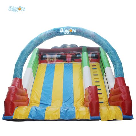 Free Shipping 6 Meters Height Giant Inflatable Jumping Castle Slide ...