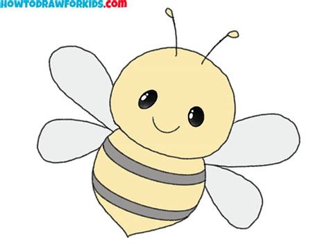 honey bee drawing step by step - Dion Feeney