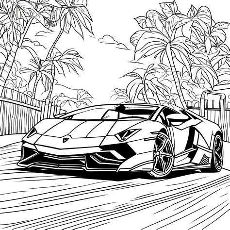 Printable Lamborghini Coloring Pages - prntbl.concejomunicipaldechinu ...