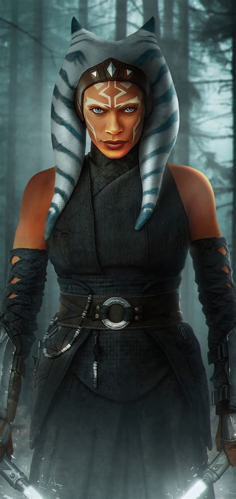 1080x2280 Ahsoka Tano In The Mandalorian Season 2 One Plus 6,Huawei p20 ...