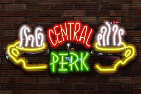 Central Perk Neon Sign Friends Central Perk Neon Sign | Etsy