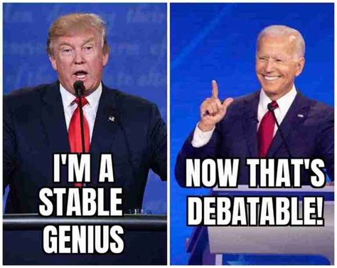 Collection of The BEST 2020 Presidential Debate Memes - Guide For Geek Moms