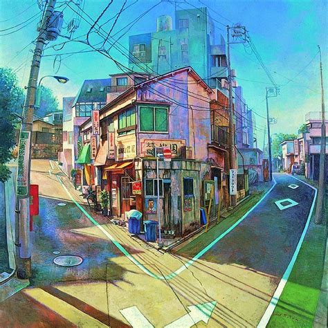 anime architecture | Perspective art, Perspective drawing, 2 point ...