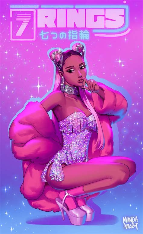 🔥 Free Download Dessin Ariana Grande Dans Rings Par Manda Schank by ...