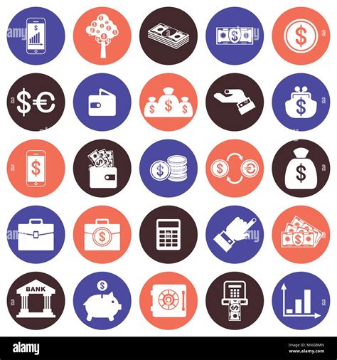 Financial Vector flat icons set Stock Vector Image & Art - Alamy