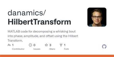 GitHub - danamics/HilbertTransform: MATLAB code for decomposing a ...