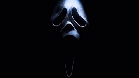 Online crop | HD wallpaper: Scream, mask, black background, ghostface ...