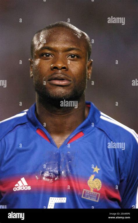 William Gallas of France pictured minutes before a friendly match ...