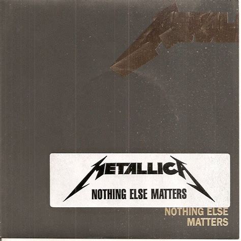 Metallica - Nothing Else Matters (1992, Vinyl) | Discogs