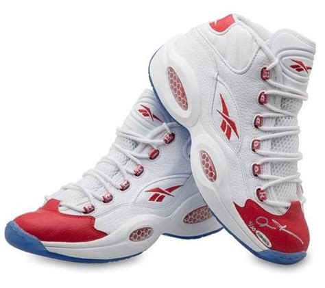 Allen Iverson Signed LE Reebox Question Mid Shoes (UDA COA) | Pristine ...