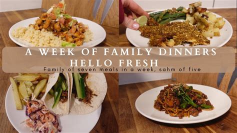 WEEK 15| FAMILY DINNERS OF THE WEEK HELLO FRESH| family of seven ...