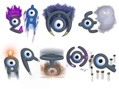 Unown used Hidden Power! by freqrexy on DeviantArt