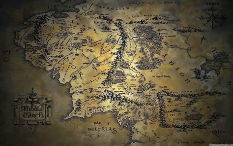 Middle Earth Map Wallpapers - Wallpaper Cave