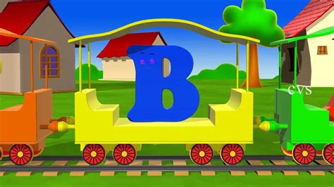 Learn Alphabet Train Song - 3D Animation Alphabet ABC Train song for ...