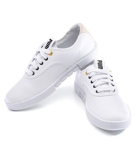 Puma White Funist Lo L Casual Shoes - Buy Puma White Funist Lo L Casual ...