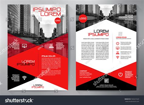 Business Brochure Flyer Design Leaflets A4 Stock Vector (Royalty Free ...