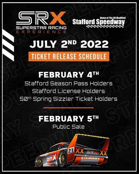 SRX Racing Returns to Stafford Speedway Saturday, July 2nd | Stafford ...