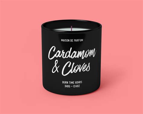 Modern Editable Candle Label DIY Candle Label Custom Candle | Etsy