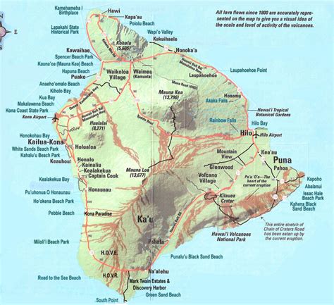 Hawaii Island Map - Hawaii • mappery