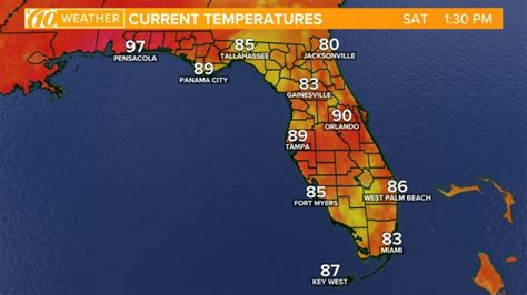 Weather Maps On 10News In Tampa Bay And Sarasota - Florida Weather Map ...