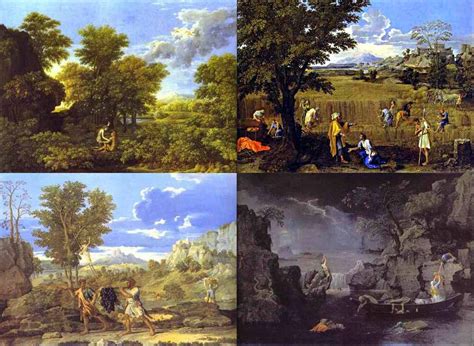 Les quatre saisons de Nicolas Poussin