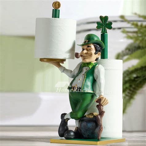 Unique Funny Cool Stand Alone Double Toilet Paper Holder