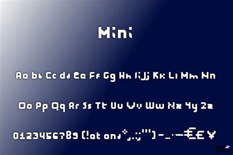 Mini Font | LITTLEKITTYPLAYZ | FontSpace