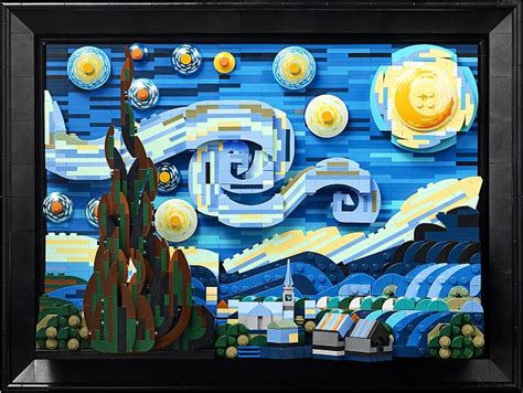 LEGO Ideas The Starry Night by Vincent van Gogh