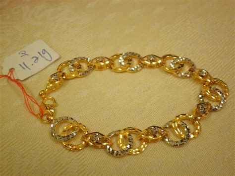 AHMAJ JEWELLERIES ONLINE 2U: BARANG KEMAS 916 - GELANG TANGAN 'BRACELET ...