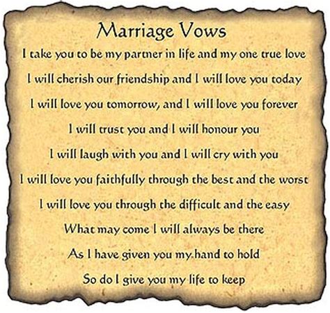 The Best Biblical Wedding Vows - Home, Family, Style and Art Ideas