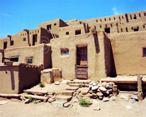 Photo of Dwellings by Photo Stock Source native american, Taos Pueblo ...