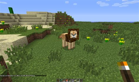 Lion in Minecraft by mcsdaver on DeviantArt