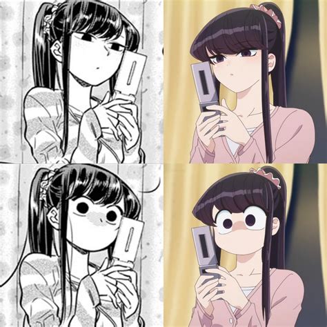 Manga Komi-san watching Anime Komi-san : r/Komi_san