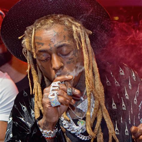 Lil Wayne Hosts A Halloween Party In Miami, Debuts New Face Tattoos ...