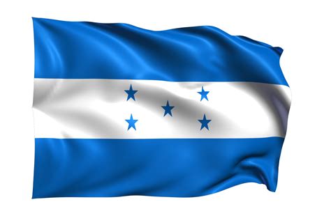 Honduras Waving flag Realistic Transparent Background 15309687 PNG