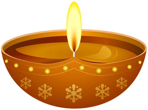 Diwali Candle Transparent PNG Clip Art Image | Gallery Yopriceville ...