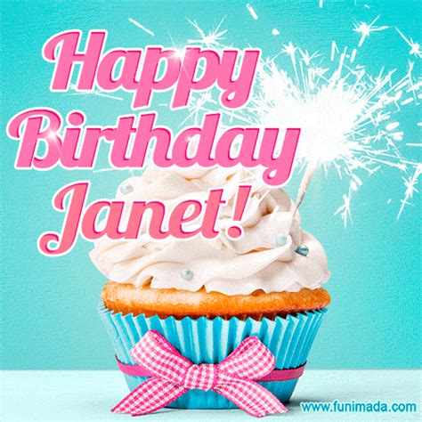 Happy Birthday Janet GIFs - Download on Funimada.com