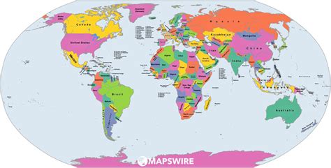 Political World Map With Countries Pictures to Pin on Pinterest - PinsDaddy