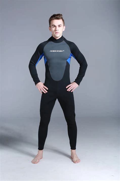 3mm SCR Scuba diving Wetsuit Spearfishing WetSuit Surf Diving suit full ...