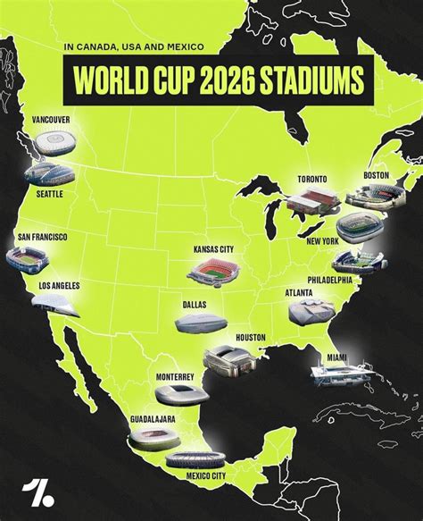 Stadiums in the next World Cup. - Maps on the Web