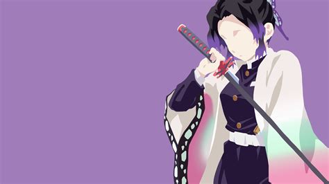 Demon Slayer Shinobu Minimalist Wallpaper, HD Anime 4K Wallpapers ...