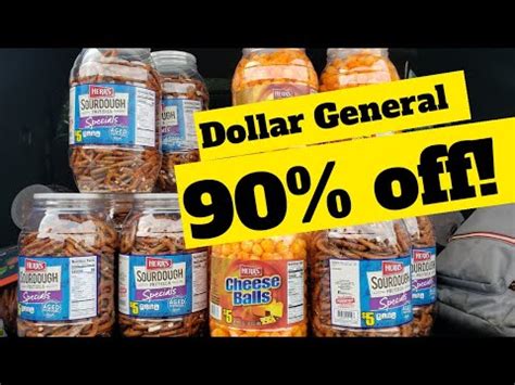 Run!! 90% Off Food! Dollar General! Full Cart of Snacks! - YouTube