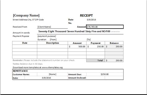 Cash Receipt Template DOWNLOAD at http://www.xltemplates.org/cash ...