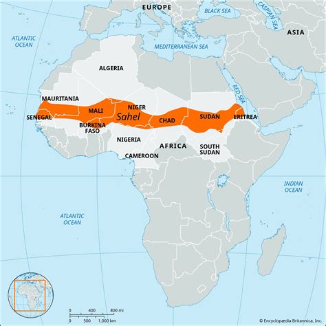 Sahel Desertification Map