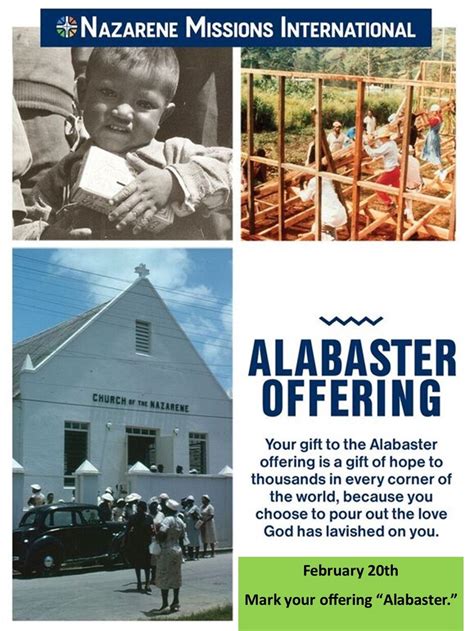 Alabaster Offering — Church of the Nazarene