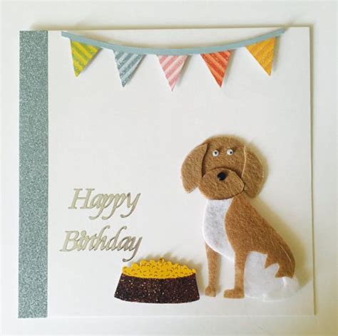 Happy Birthday Card Barking Mad Dog Card by CreationsbyLindsay17 ...