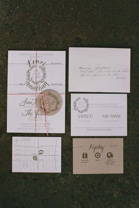 Whimsical Custom-Designed Wedding Invitations